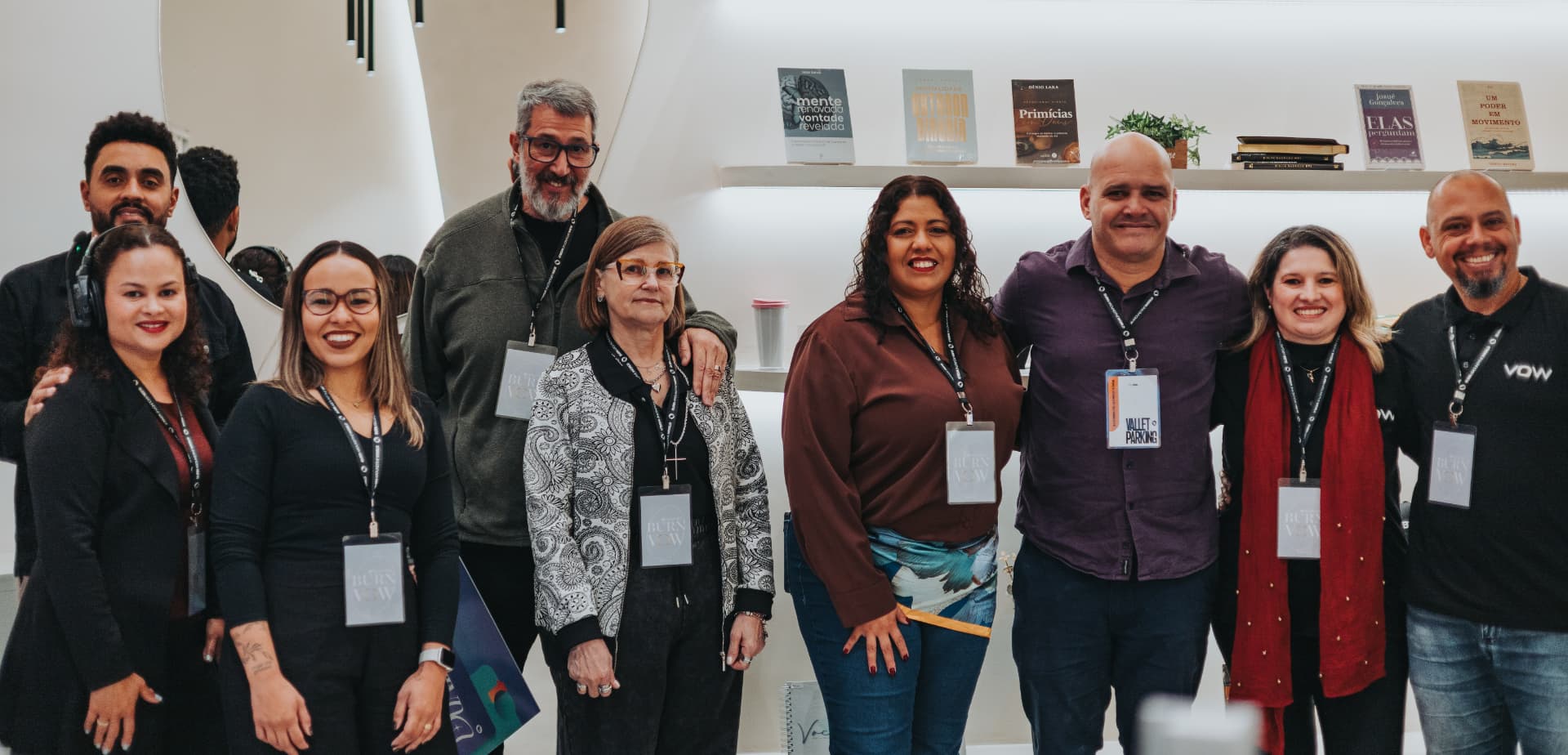 Equipe do Burn Vow reunida em encontro